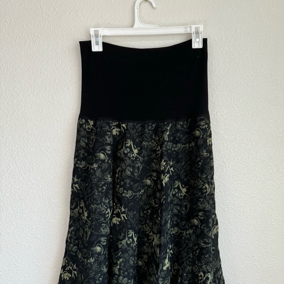 Cabi Women's Size Small Paisley Floral Reversible Skirt Midi Ruffle Midi Boho - Picture 9 of 9